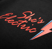 Load image into Gallery viewer, Electric Cow - Oasis "She's Electric" kids sweatshirt
